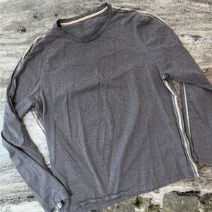 Calvin Klein Charcoal Grey Long Sleeve Men's Tee